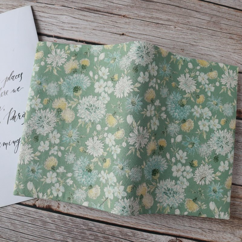 【森野花語】書衣 書套 書皮 布書衣 可調式書衣 - 書衣/書套 - 棉．麻 