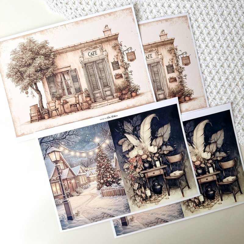 Z656 - a variety of background - สติกเกอร์ - กระดาษ 