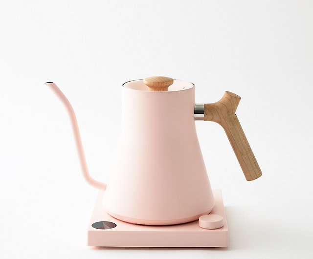 Stagg EKG Electric Pour Over Kettle (Warm Pink & Maple)