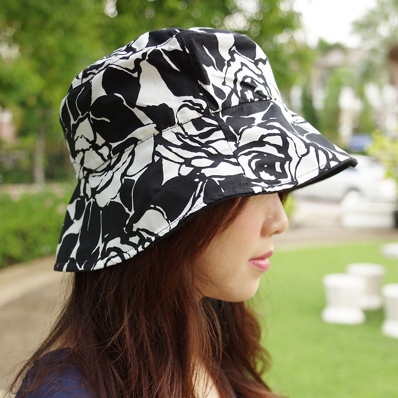 ATIPA Vintage Reversible Short Brim Signature ATP Hat (Sun UV Protection) - Hats & Caps - Polyester Black