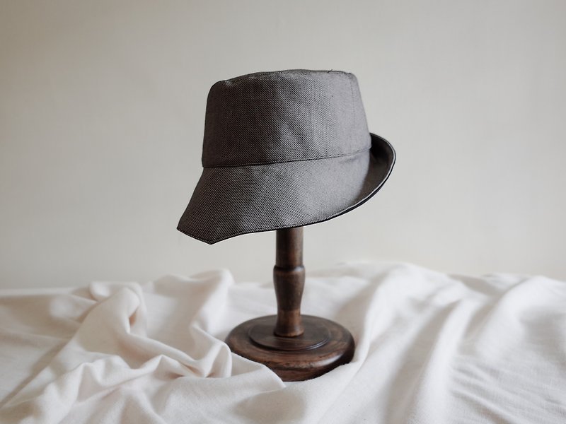 Waterdrop hat-thin bird / sun hat / mountaineering hat / camping hat / modeling hat / outdoor hat / fisherman hat - Hats & Caps - Cotton & Hemp Gray