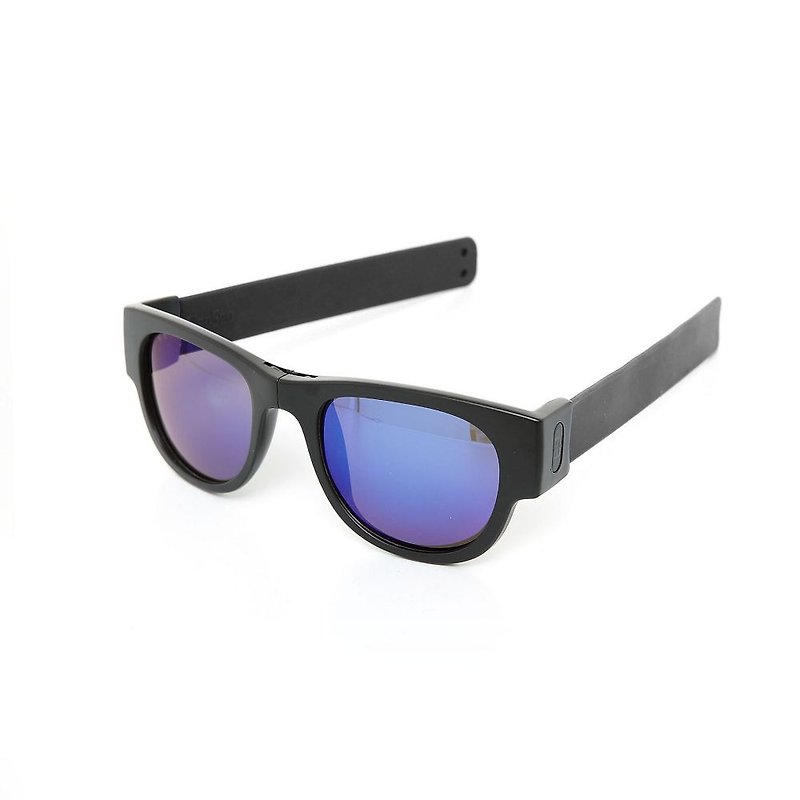 SlapSee Pro - Black Black Blue - Glasses & Frames - Silicone Black