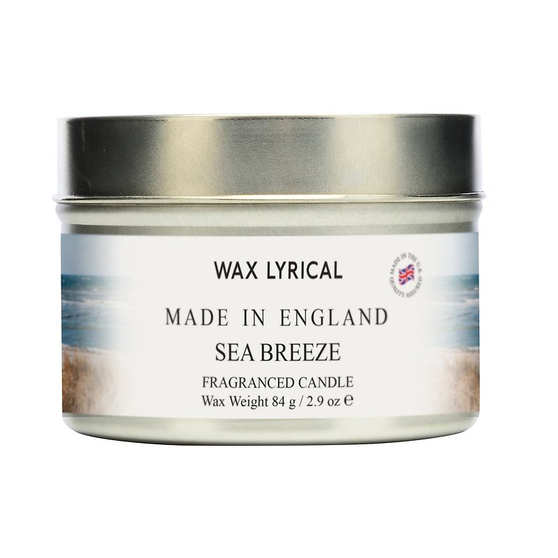 British candle MIE series sea breeze tin canned candle - เทียน/เชิงเทียน - ขี้ผึ้ง 
