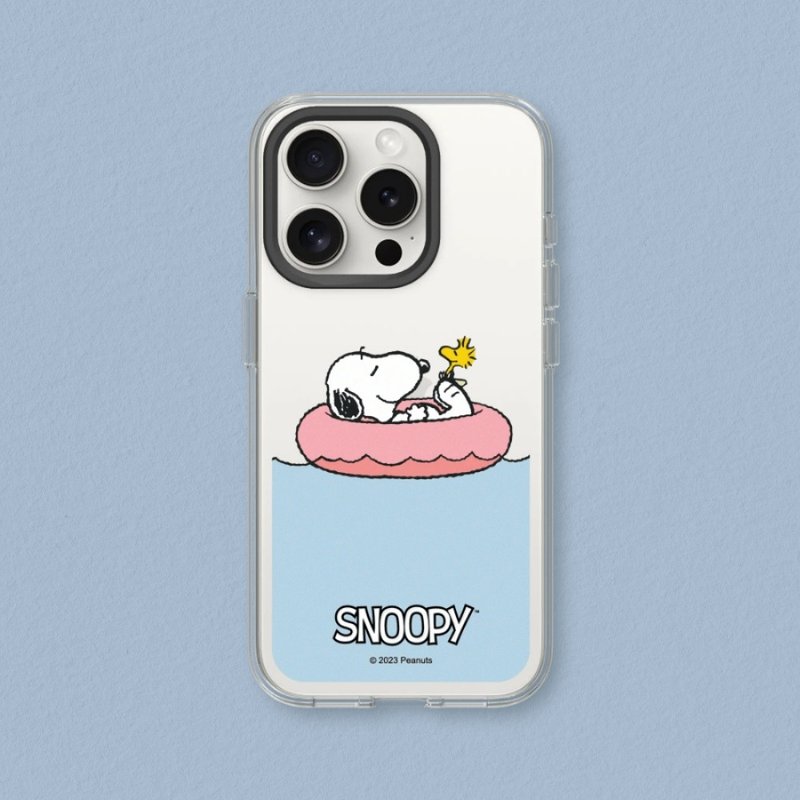 Clear transparent anti-fall phone case∣Snoopy Snoopy/Chill moment for iPhone - อุปกรณ์เสริมอื่น ๆ - พลาสติก หลากหลายสี