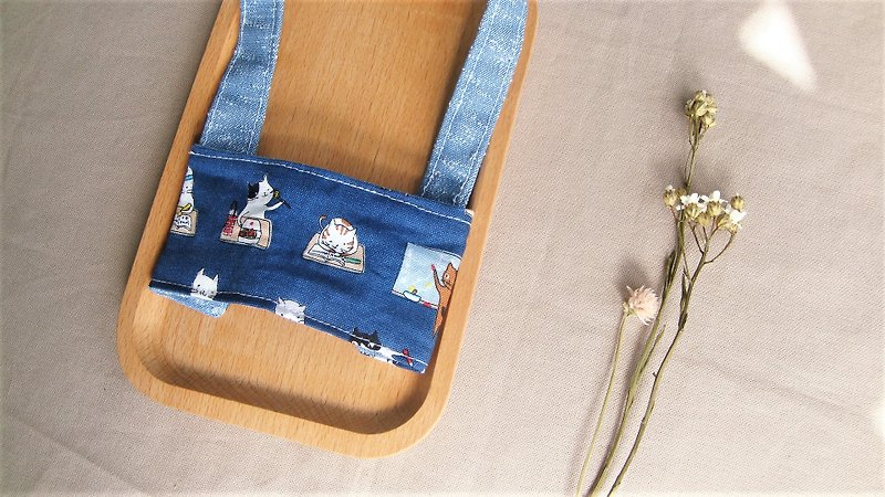 Master's Rice Ball - Blue - Arrival Bag with Soft Drinks - Beverage Holders & Bags - Cotton & Hemp Blue