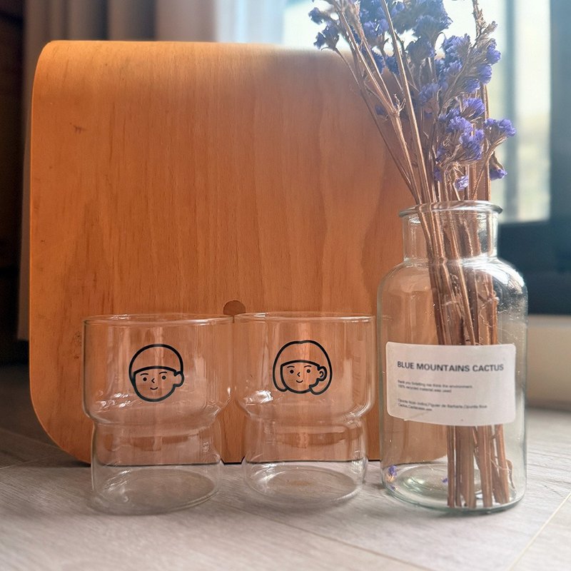 A pair of Glasses - Cups - Glass 