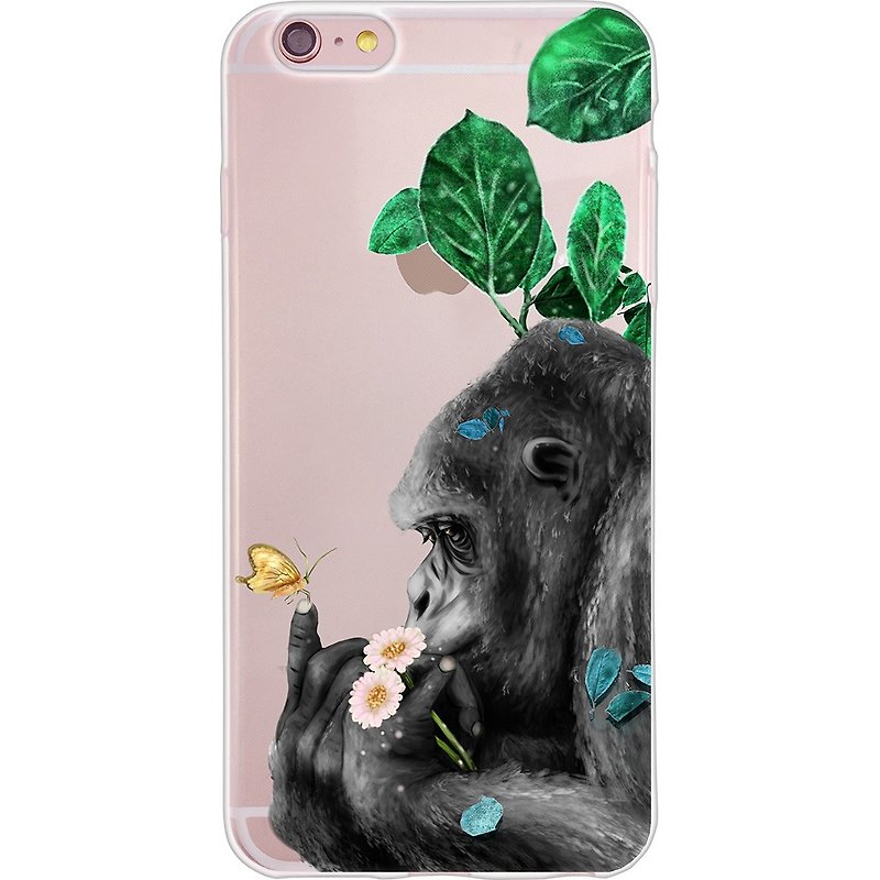 New Year Series - gentle on the fingertips [] - Yi Dai Xuan -TPU phone case "iPhone / Samsung / HTC / LG / Sony / millet / OPPO" - Phone Cases - Silicone Black