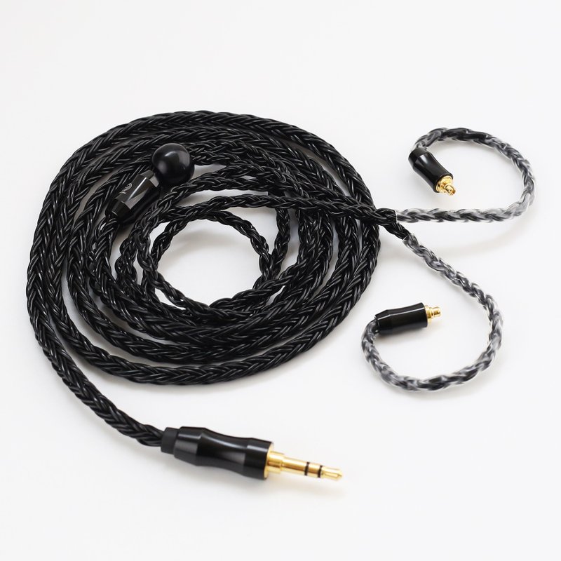 16-strand professional handmade headphone cable [M171] Silver headphone upgrade cable mmcx/2pin 0.78 - แกดเจ็ต - วัสดุอื่นๆ 