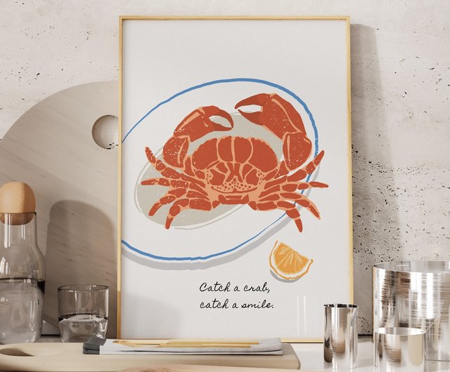 絵画 シーフード レストラン