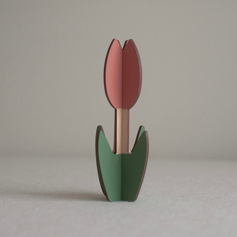 tulip - ของวางตกแต่ง - ไม้ สึชมพู