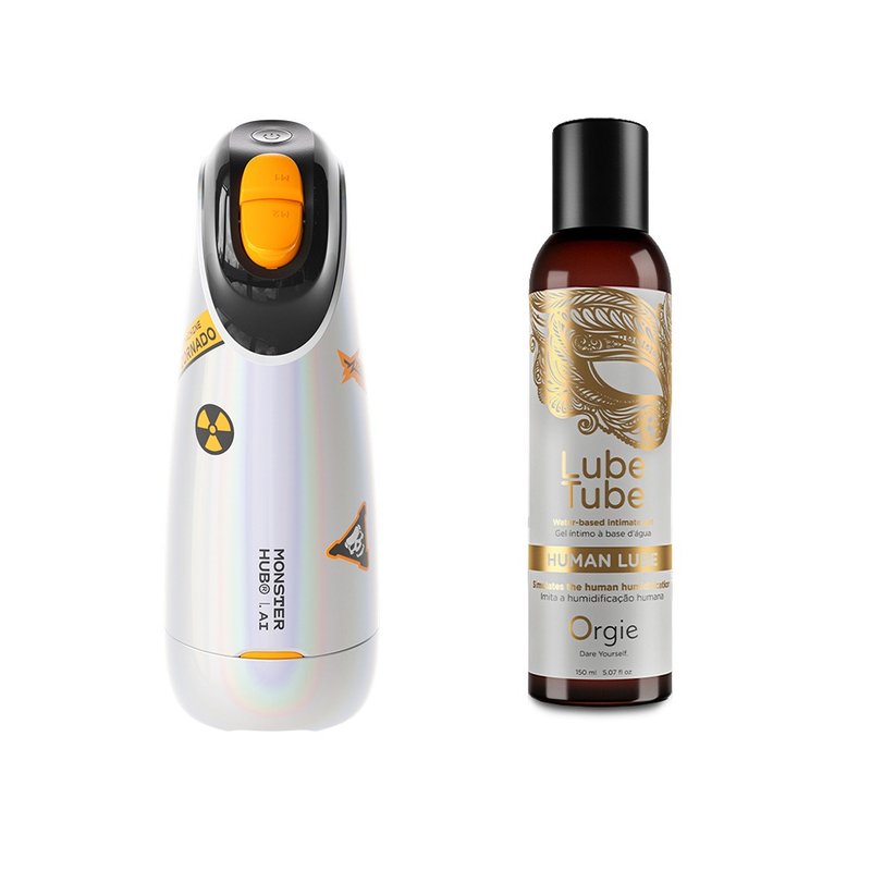 SISTALK 怪獸集合絢風杯-賽博炫銀+Orgie仿真愛液潤滑液150ml - 情趣用品 - 其他材質 