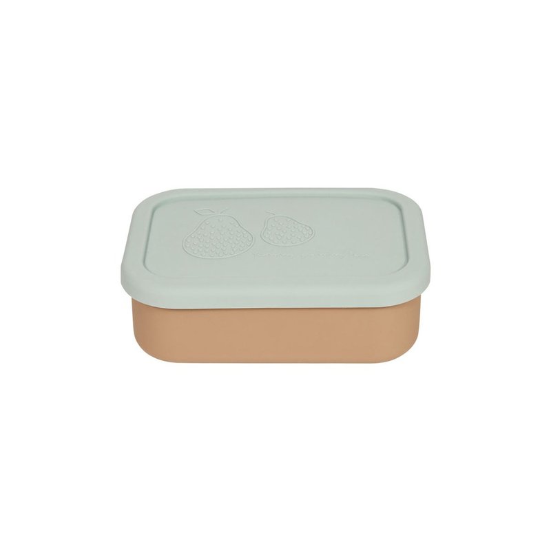OYOY YUMMY兒童矽膠午餐盒 - 薄荷綠/牛奶糖 - 寶寶/兒童餐具/餐盤 - 矽膠 