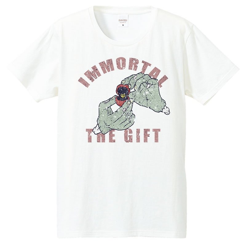 T-shirt / immortal the gift - Tシャツ メンズ - コットン・麻 ホワイト