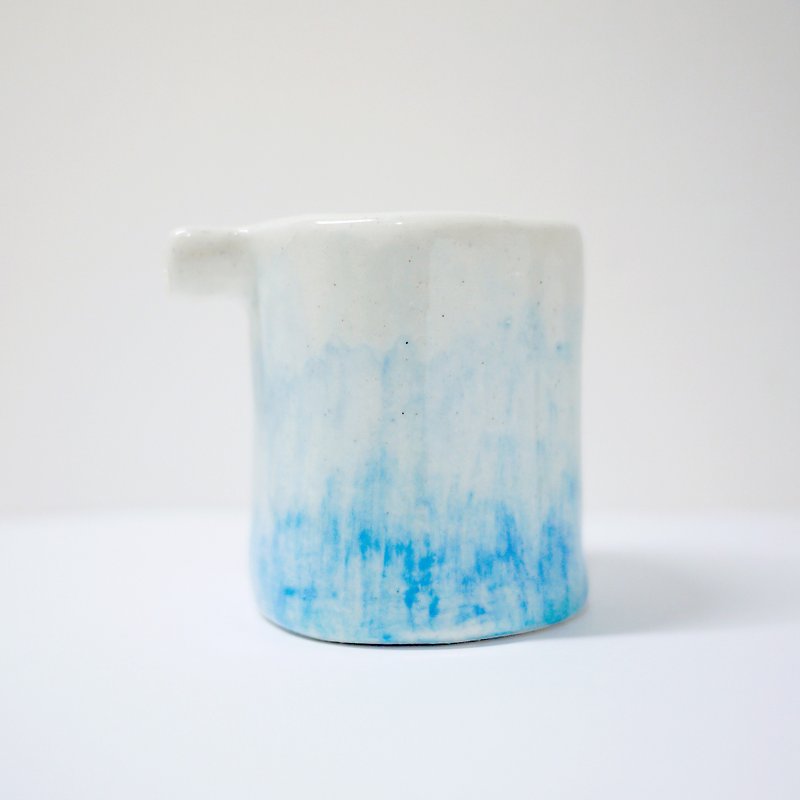 Palette | 白瓷牛奶杯 夏日限定 - 花瓶/陶器 - 瓷 白色