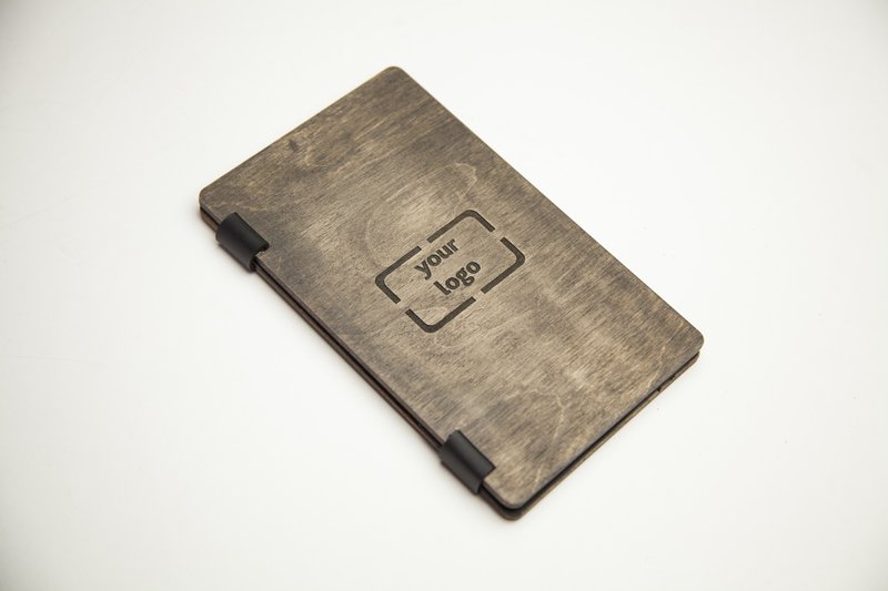 Check Holder, Wooden Check Presenter FREE ENGRAVING - 其他 - 木頭 灰色