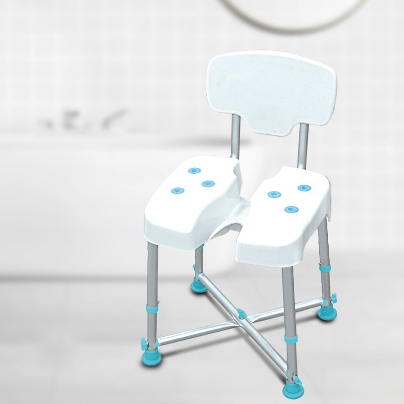 【Good Day】Gentle-sitz bath chair - อุปกรณ์ห้องน้ำ - พลาสติก ขาว