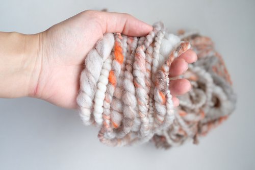 Woven wire Merino wool thread - Shop Neri Bona Knitting, Embroidery, Felted  Wool & Sewing - Pinkoi
