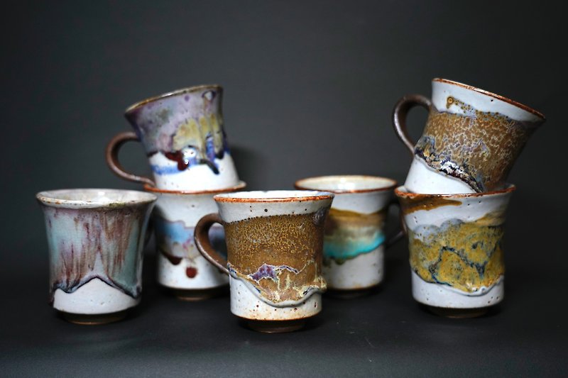 [Youji] Skimming cup - Mugs - Pottery Multicolor