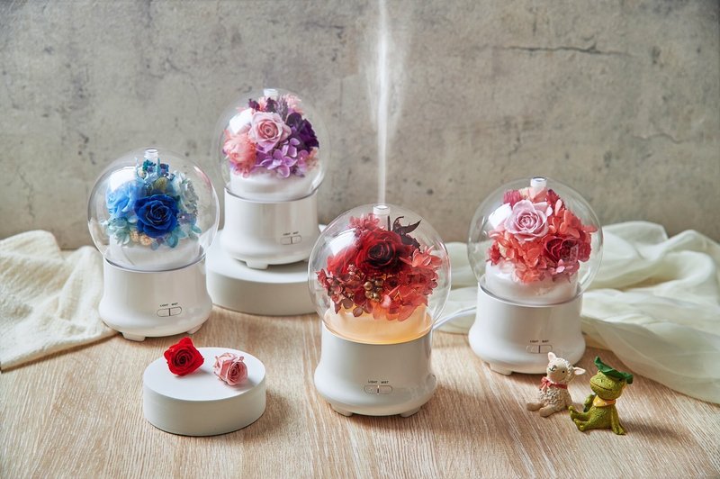 Everlasting Flower Diffuser, Everlasting Flower Water Oxygen Machine-the first choice for Chinese Valentine's Day/Valentine's Day gift/Birthday gift - Dried Flowers & Bouquets - Plants & Flowers 