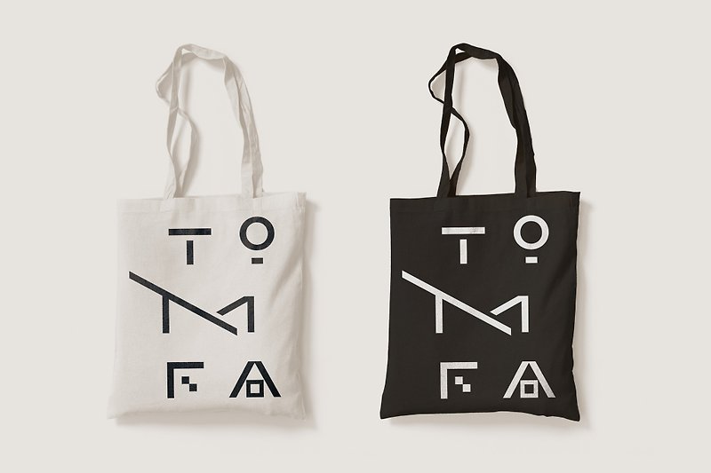 TMoFA canvas bag - Handbags & Totes - Cotton & Hemp White