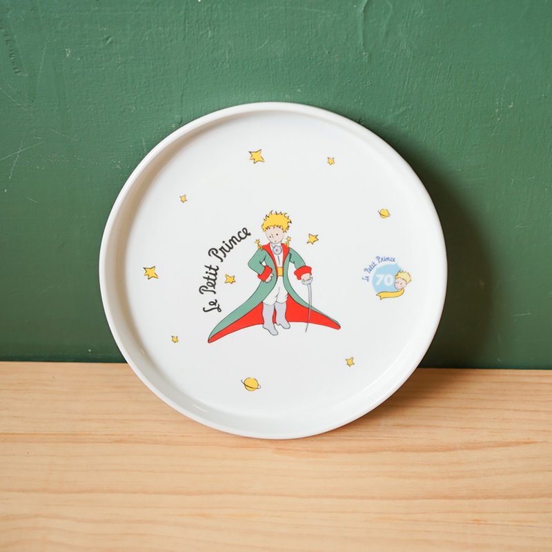 【Arctic second-hand groceries】nearly new Le Petit Prince commemorative plate II - จานและถาด - เครื่องลายคราม ขาว