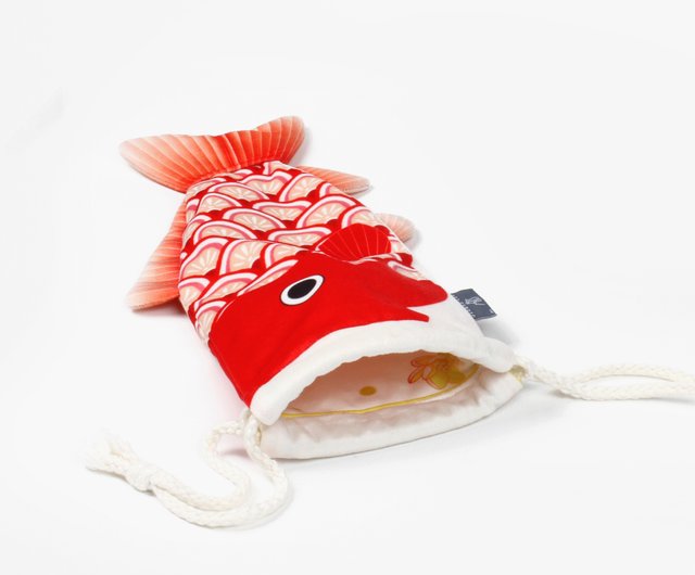 Aquarium_Carpバンドル（レッド） - ショップ sea fabric トートバッグ・ハンドバッグ - Pinkoi