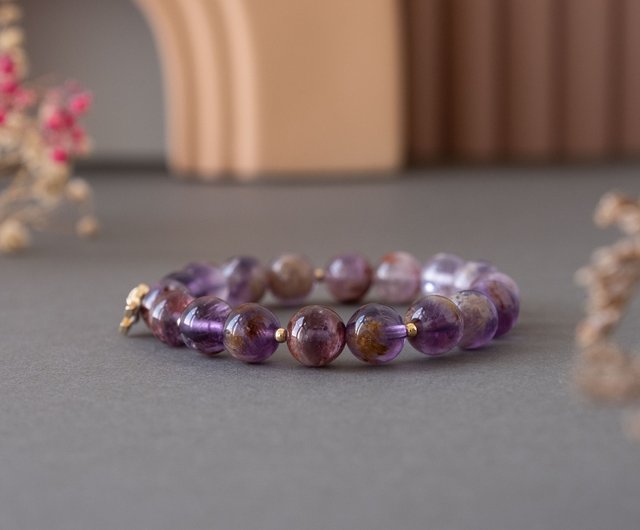 Purple phantom quartz on sale bracelet