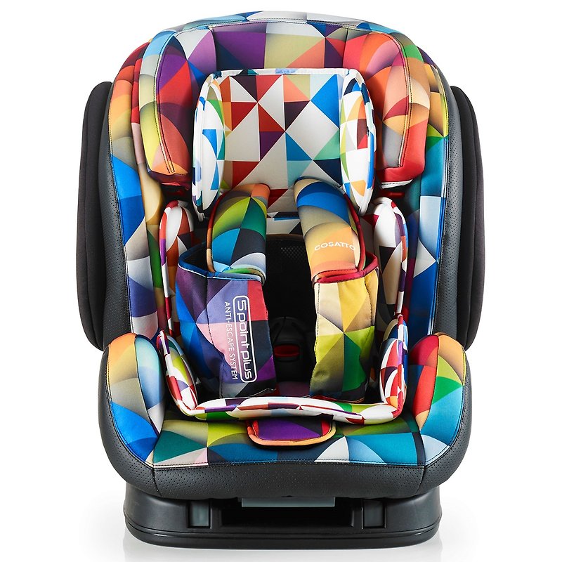 Cosatto Hug Group 123 Isofix Car Seat – Spectroluxe (5 point plus) - Other - Paper Multicolor