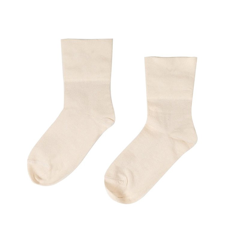 Plain seamless socks - 3 colors in total - Dress Socks - Cotton & Hemp Brown