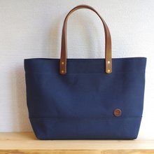帆布トートバッグ　本革ハンドル（栃木レザー）　マッシュルーム トートバッグ 帆布 レディース 大容量 Jamale ドゥーマン