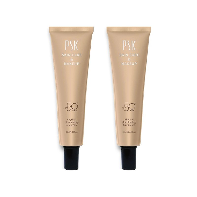 純物理全能潤色隔離霜 SPF50+2入組 - 臉部/身體防曬 - 其他材質 