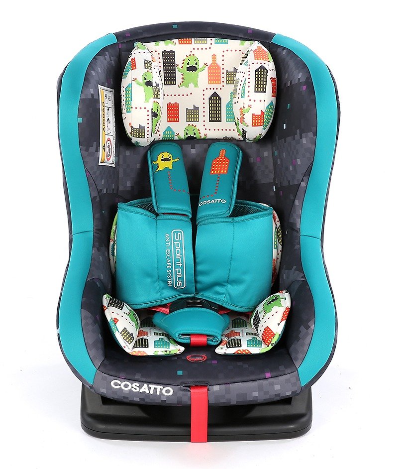 Cosatto Hootle 2 Group 0+/1 Car Seat – Monster Arcade - เฟอร์นิเจอร์เด็ก - วัสดุอื่นๆ สีเขียว