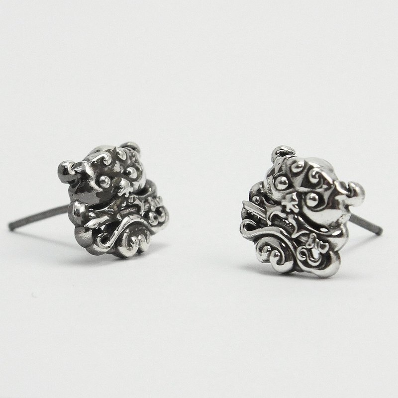 925 Sterling Silver Yun Kai Fu Ju Jian Shi Earrings e9702-4 - Earrings & Clip-ons - Sterling Silver 