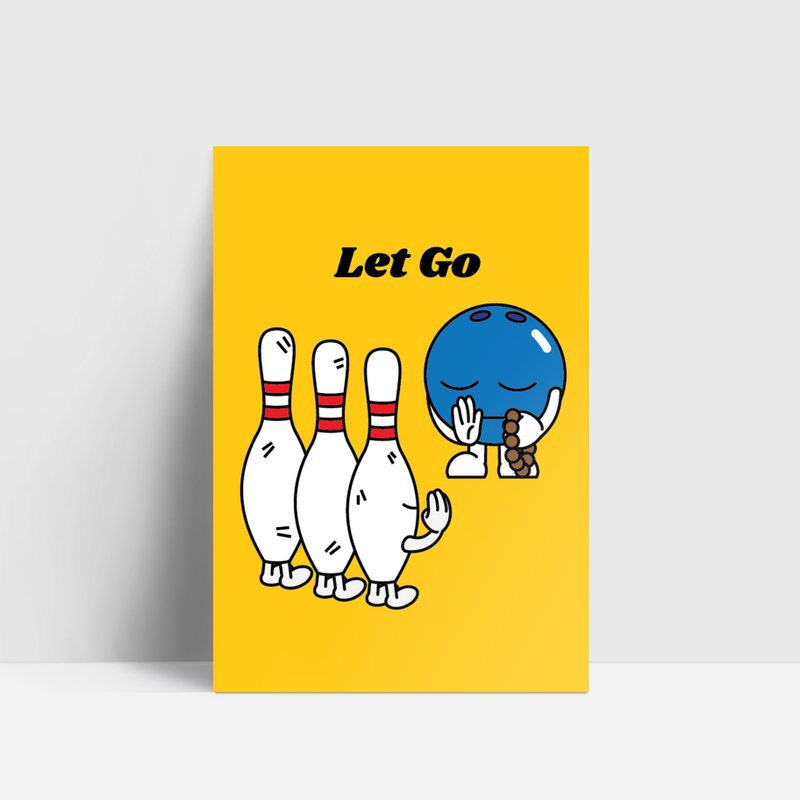 CHI Let Go 明信片 - 卡片/明信片 - 紙 白色