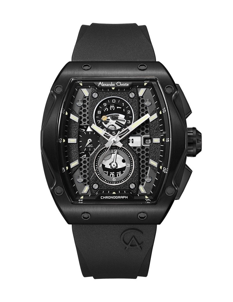 【AC Watch】6608MCRIPBA-Mysterious Black - นาฬิกาผู้ชาย - สแตนเลส 