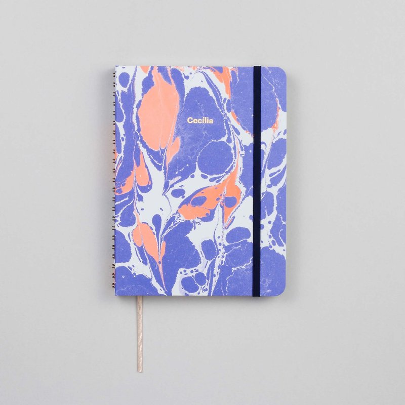 Lava Periwinkle A5 Notebook / Sketchbook - สมุดบันทึก/สมุดปฏิทิน - กระดาษ หลากหลายสี