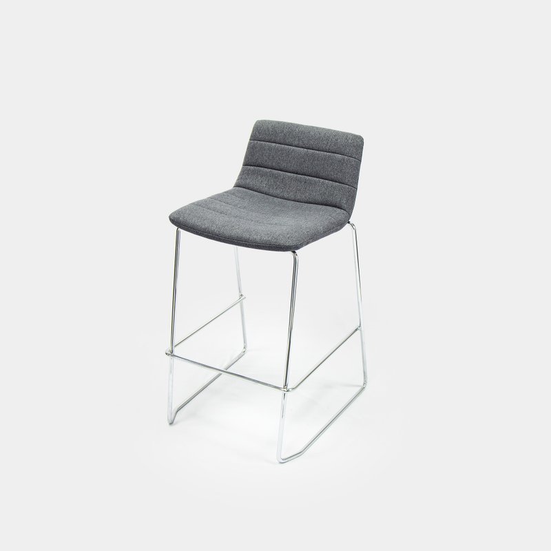 Canto Counter Chair | Solid Electroplated Base | Commercial Spaces - เก้าอี้โซฟา - โลหะ หลากหลายสี