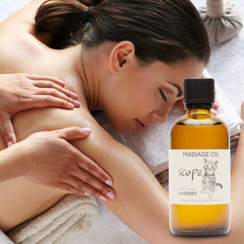 【SCOPē】British Lavender Body Massage Oil 100ml - Skincare & Massage Oils - Concentrate & Extracts 