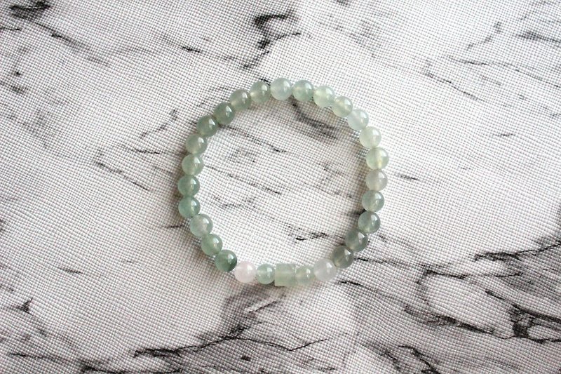 Journal-草露纯高冰天然色翠翠(Myanmar Jade) Fine Beads Bracelet - Bracelets - Gemstone 