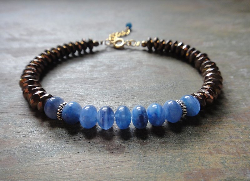 Hehe Bracelet - Natural Paraiba Neon Blue Stone - Bracelets - Gemstone 