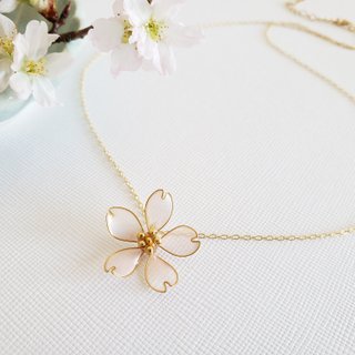 cherry blossom simple pendant&amp;necklace