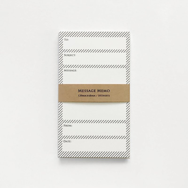 KNOOP WORKS Paper Goods (Message Memo) - Sticky Notes & Notepads - Paper White