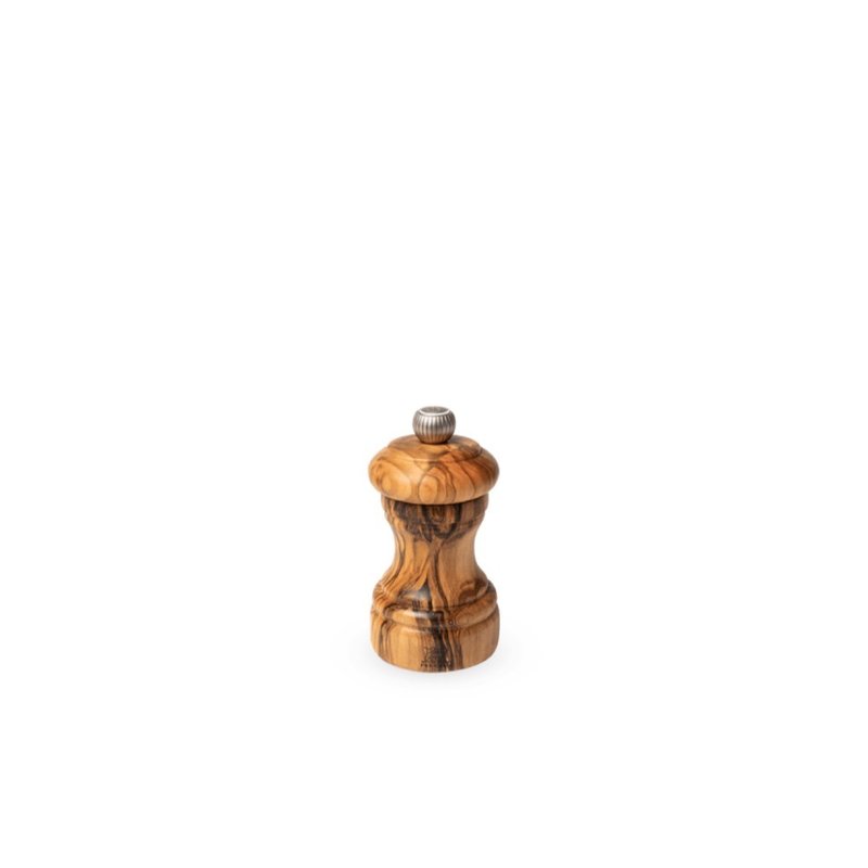 Peugeot Bistro Olive Salt/Pepper Mill 10cm - Food Storage - Wood Brown