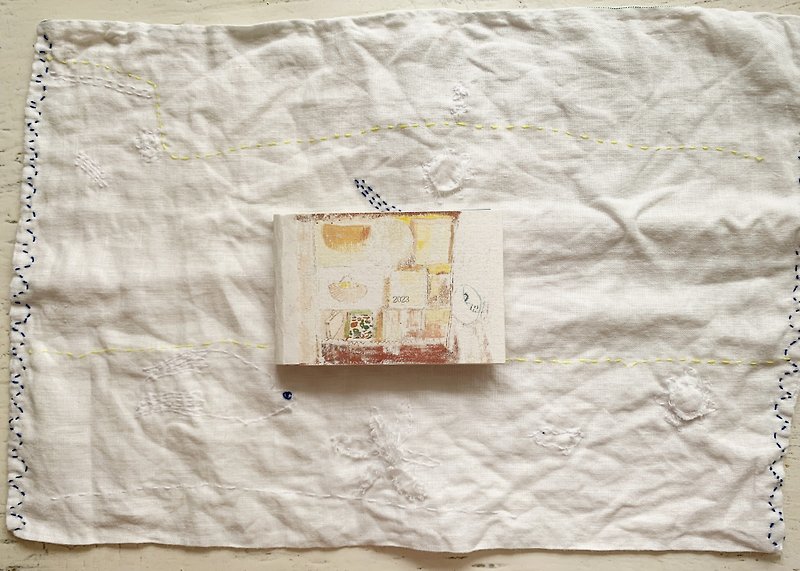 Handmade little book - the world of painting is a ruler, measure myself - การ์ด/โปสการ์ด - กระดาษ 