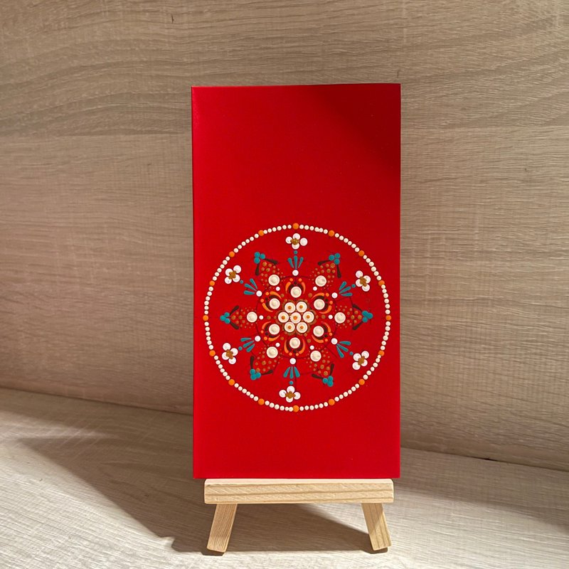 Mandala is a seal - Chinese New Year - Paper Red