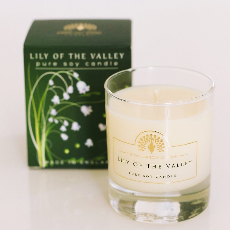 Made in England [Exchange Gift] Natural Plant Scented Candle - Lily of the Valley - Candles & Candle Holders - Wax Yellow