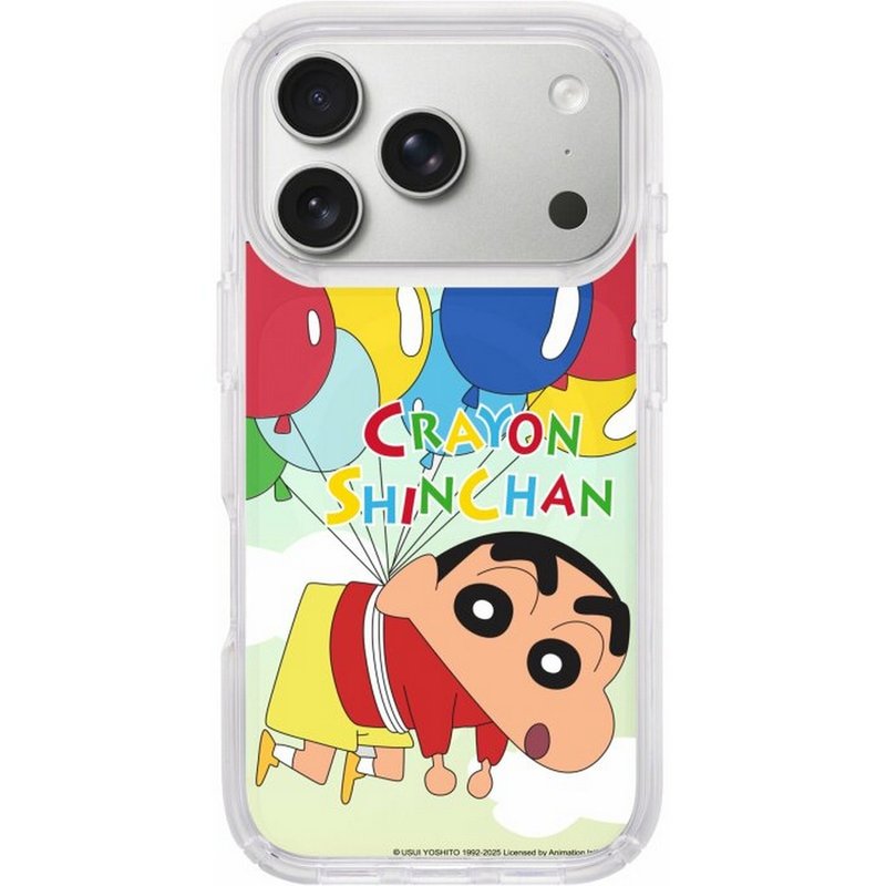 蠟筆小新 iPhone17 透明/磁吸磁換式手機殻 - 手機殼/手機套 - 塑膠 多色