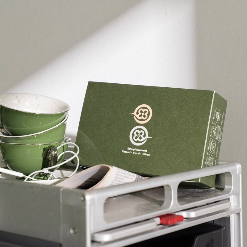 桂花品濾掛咖啡 (11g x 10入裝)   桂花咖啡   衣索比亞 Nensebo - 咖啡/咖啡豆 - 紙 綠色