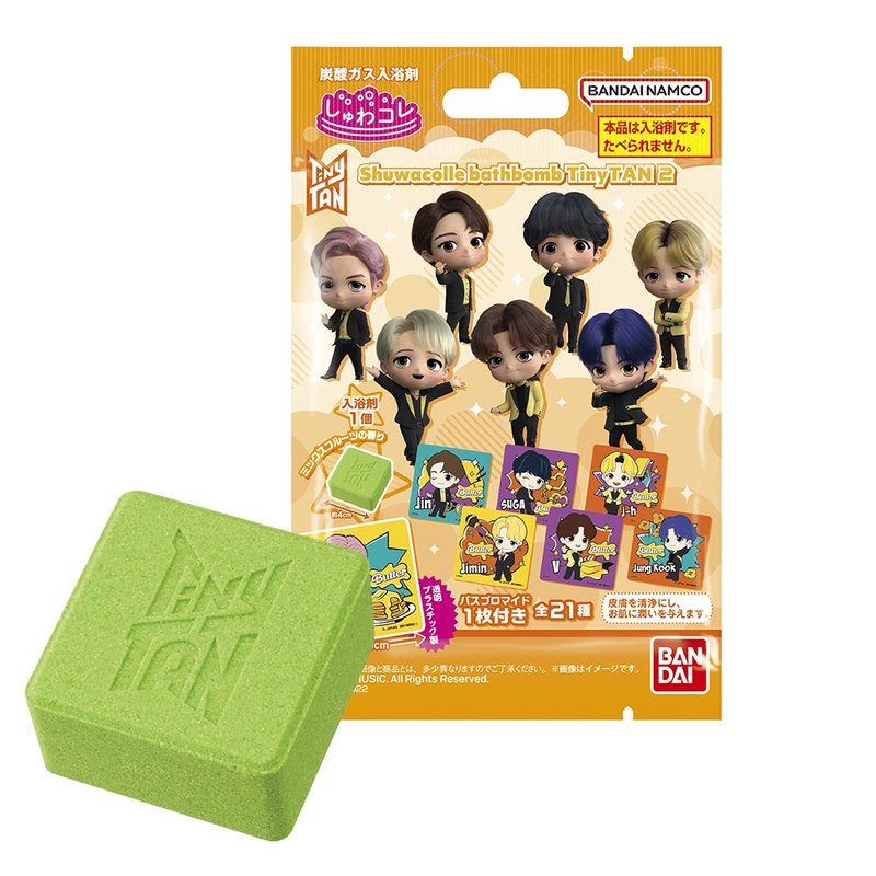 BTS 防彈少年團TinyTAN入浴劑(附塑膠卡片)(限量) - 寶寶/兒童玩具/玩偶 - 其他材質 