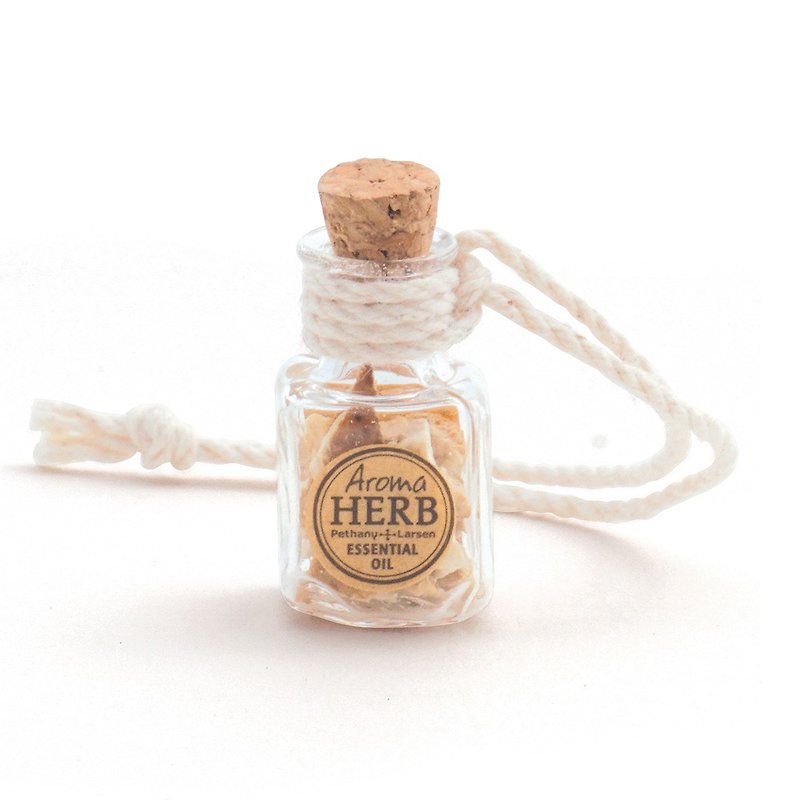 Bergamot Herb Aroma Bottle Charm, Soothe, Set of 2 - น้ำหอม - น้ำมันหอม สีใส